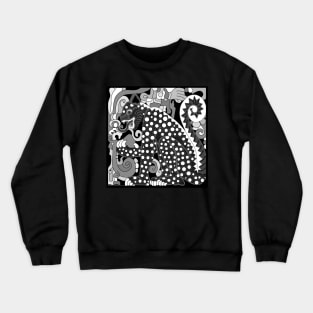 Mayan Jaguar God Crewneck Sweatshirt